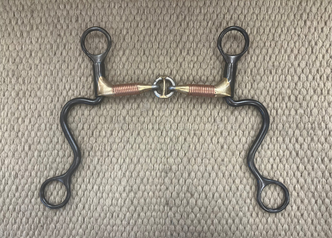 BIT - DT49 - Dutton Long Cavalry Copper Wrap Lifesaver