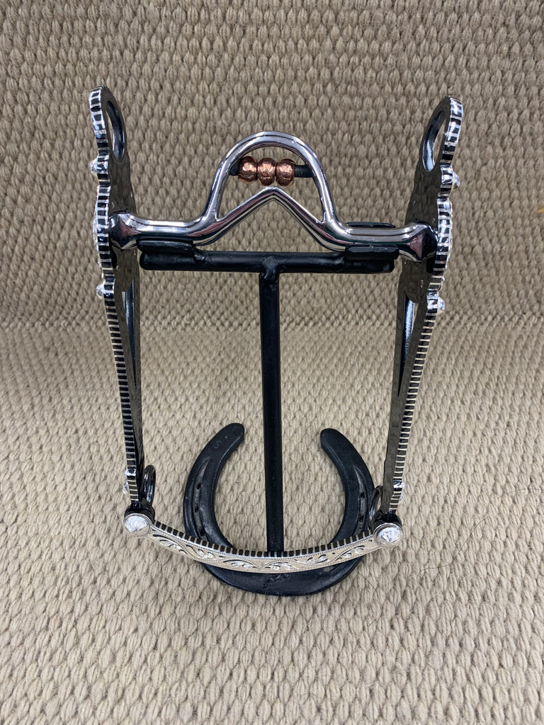 BIT - LV12 - Les Vogt Frog Port w/ Copper Inlay – RC Bean Saddlery