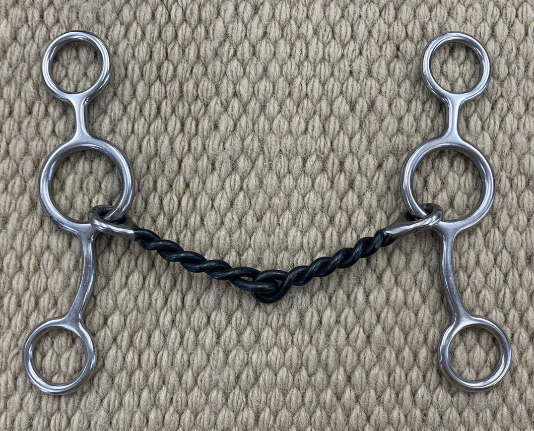 BIT - RM53 - Reinsman Junior Cow Horse Twisted Sweet Iron Snaffle