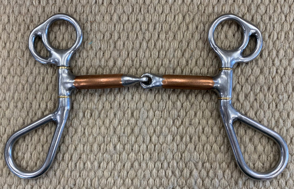 Mors CR By Reinsman #208, Anneau Dee Offset, Embouchure Cuivre 5", Neuf, équitation Western
