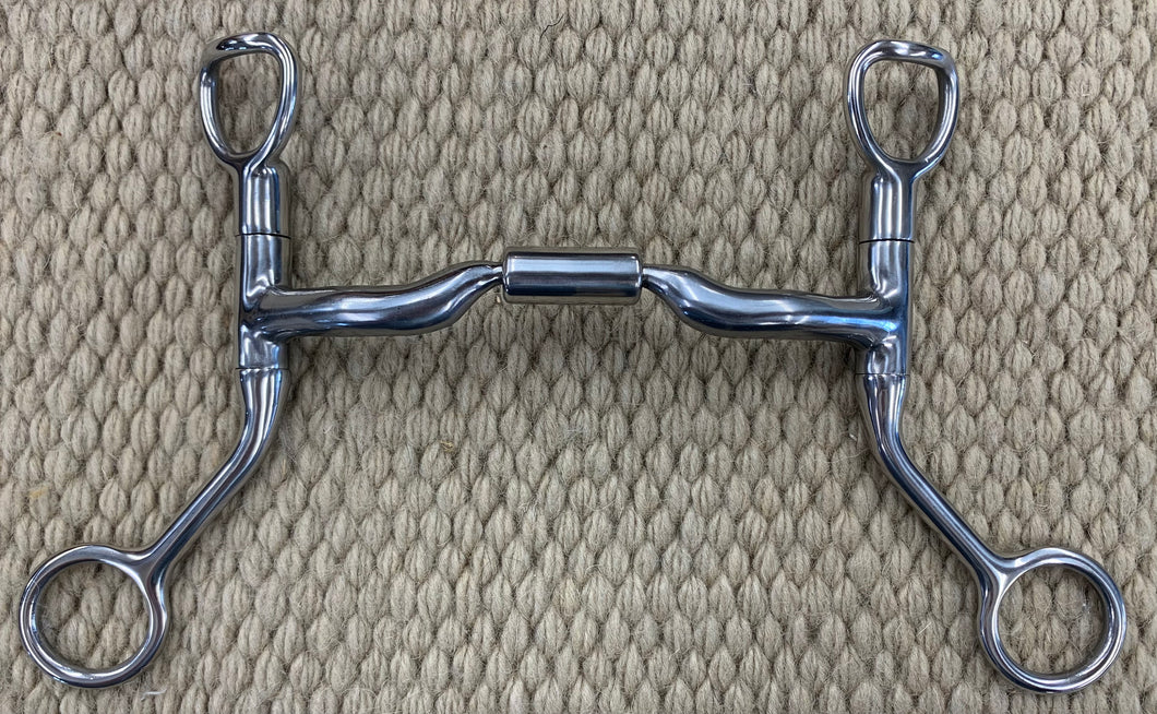 BIT - MB44 - Myler HBT Sweet Iron Low Port Comfort Snaffle Stainless