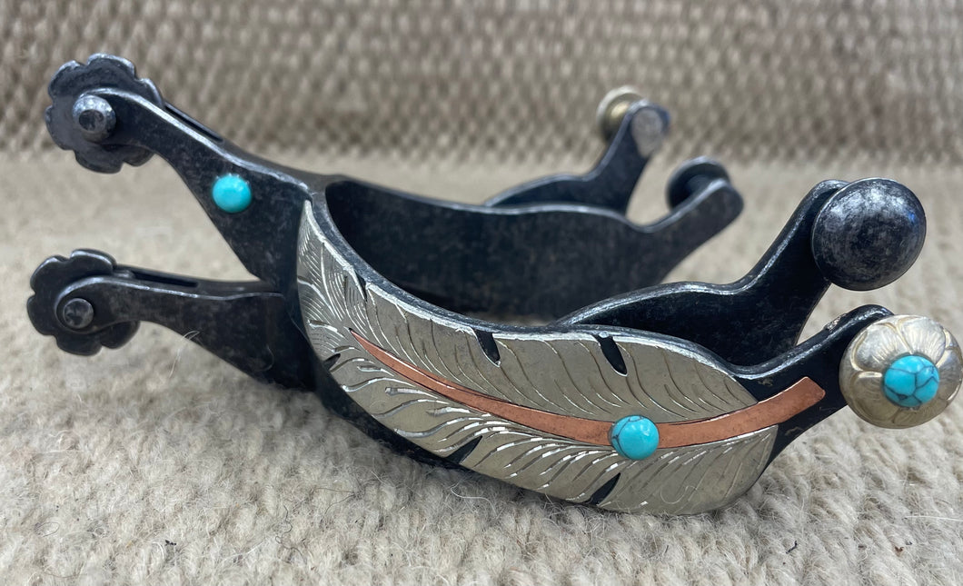 Spurs - SP143 - Cowboy Tack Feather Collection Medium Cup