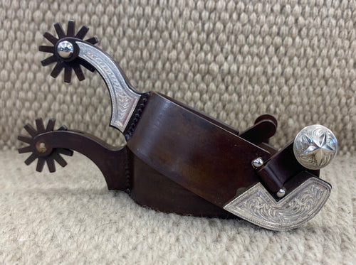 Spurs - SP85 - Tom Balding Men's Brown w/ Overlay Shank and Heelband