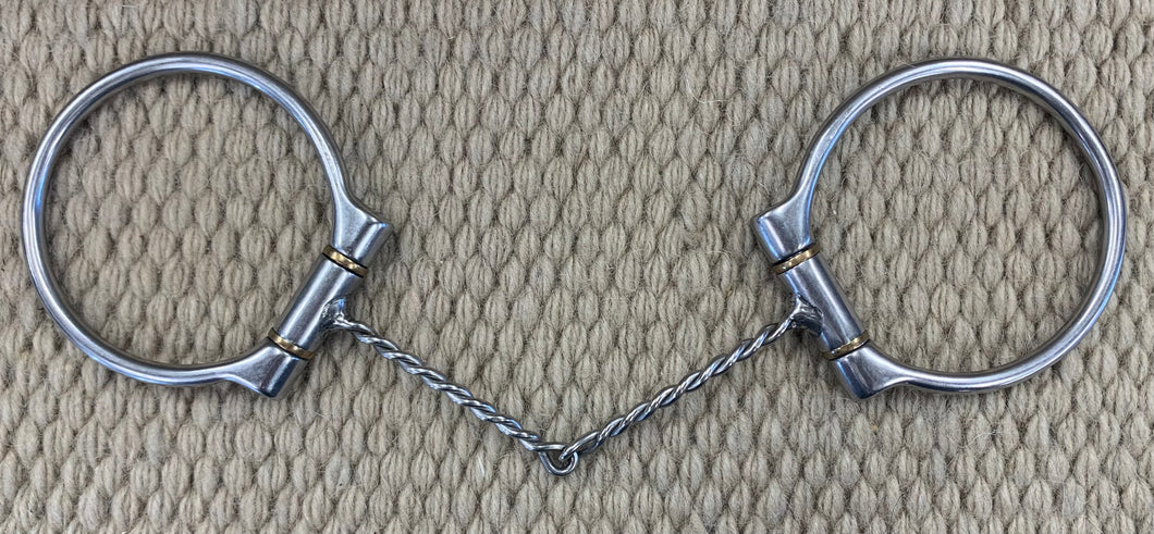 BIT - RM20 - Reinsman D-Ring Thin Twisted Snaffle