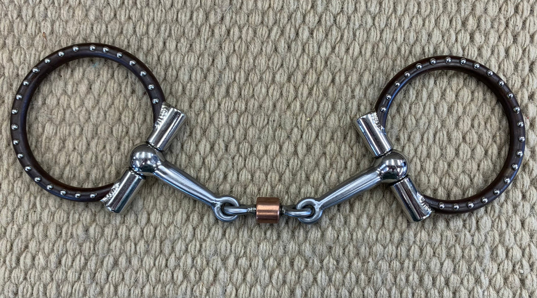 BIT - TB411 - Tom Balding D-Ring Slick 50 Brown w/ Dots