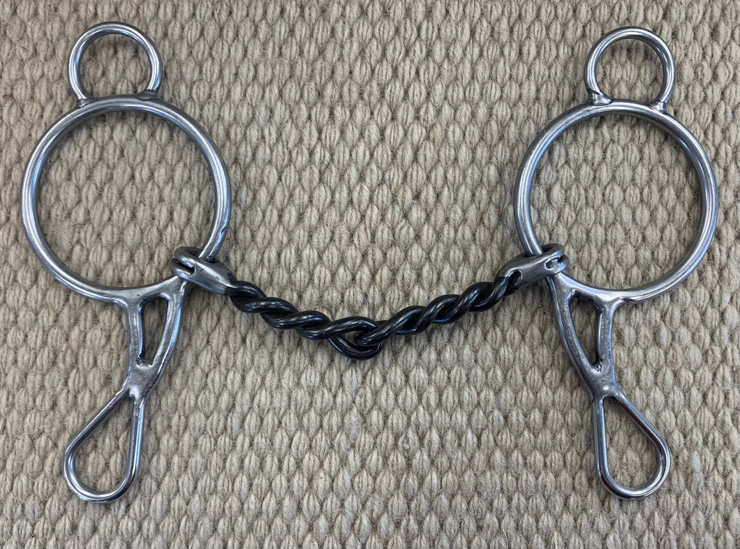BIT - RM68 - Reinsman Wonder Bit Large Twisted Snaffle