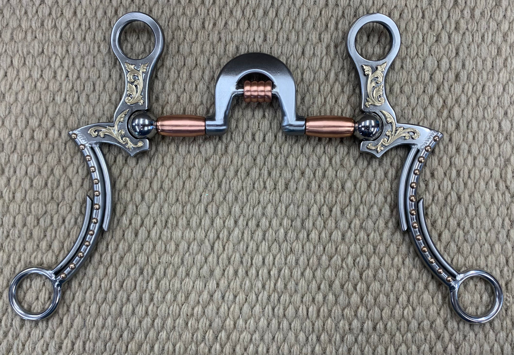 BIT - TB241 - Tom Balding Switchback Equalizer w/ Roller Brass Floral with Brass Dots