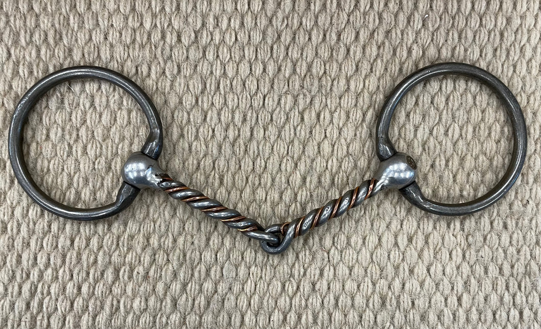 BIT - RM85 - Reinsman Premier D-Ring Sweet and Sour Snaffle