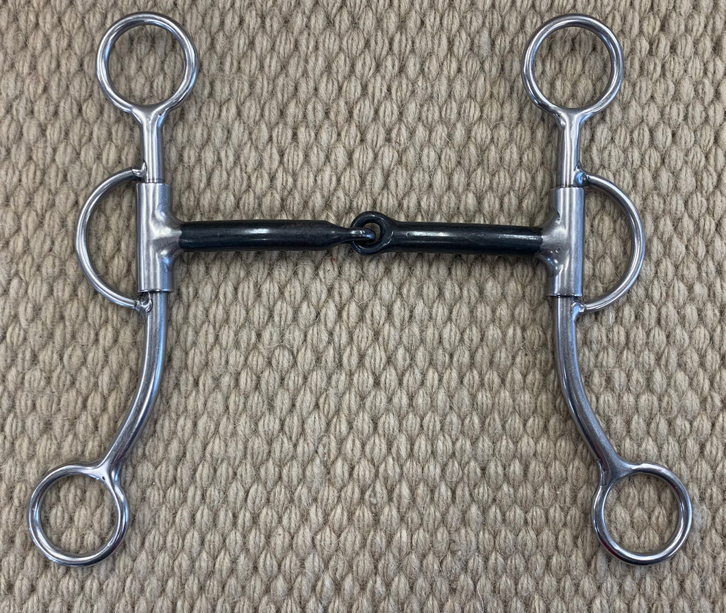 BIT - RM76 - Reinsman D&L Reiner Double Five Sweet Iron Snaffle
