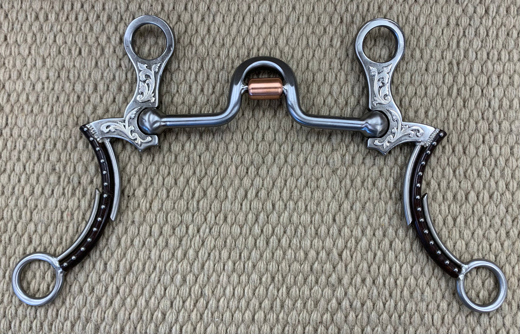 BIT - TB194 - Tom Balding Switchback Clearwater w/ Roller Brown Floral with Dots