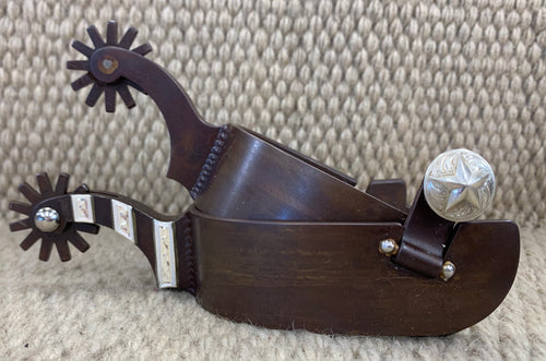 Spurs - SP18 - Tom Balding Men's Brown w/ Three Silver Bars