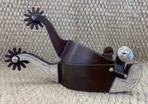 Spurs - SP31 - Tom Balding Men's Brown w/ Overlay Shank and Heelband