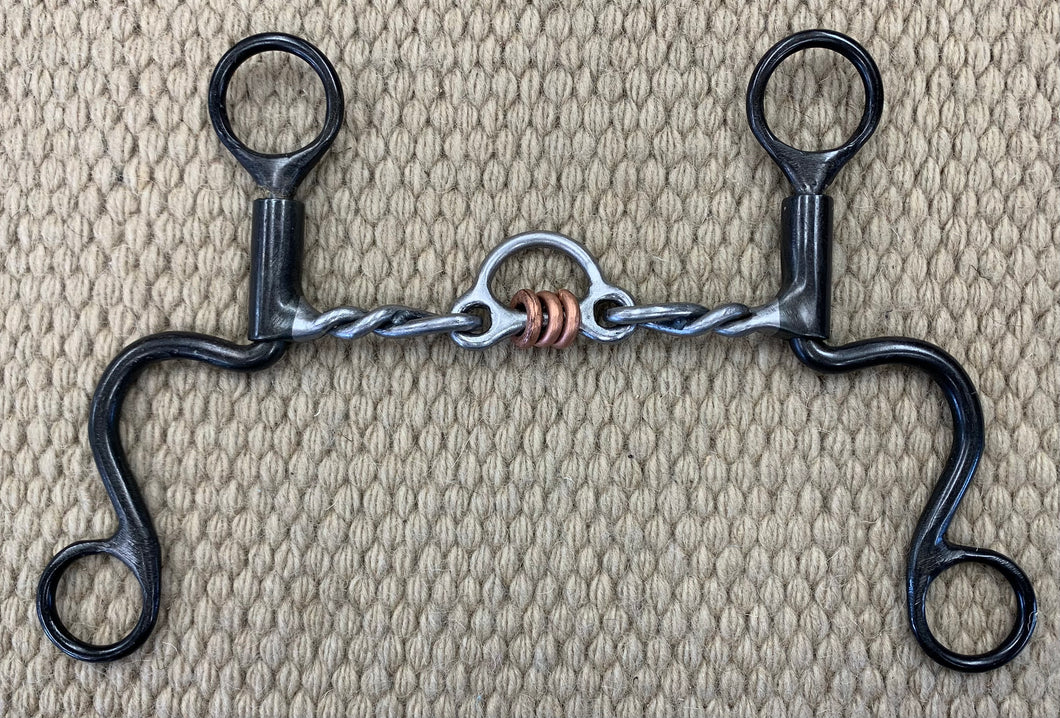 BIT - DT198 - Dutton Short Calvary Twisted Floating Port w/ Copper Rings