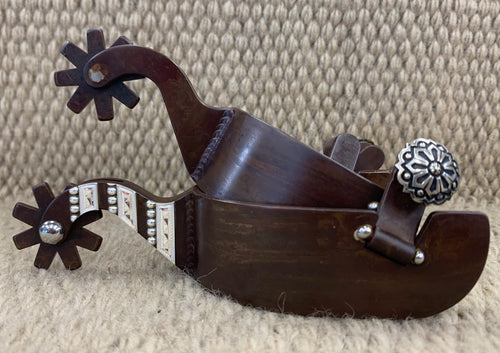 Spurs - SP04 - Tom Balding Ladies Brown w/ Three Dots Pattern and Bars