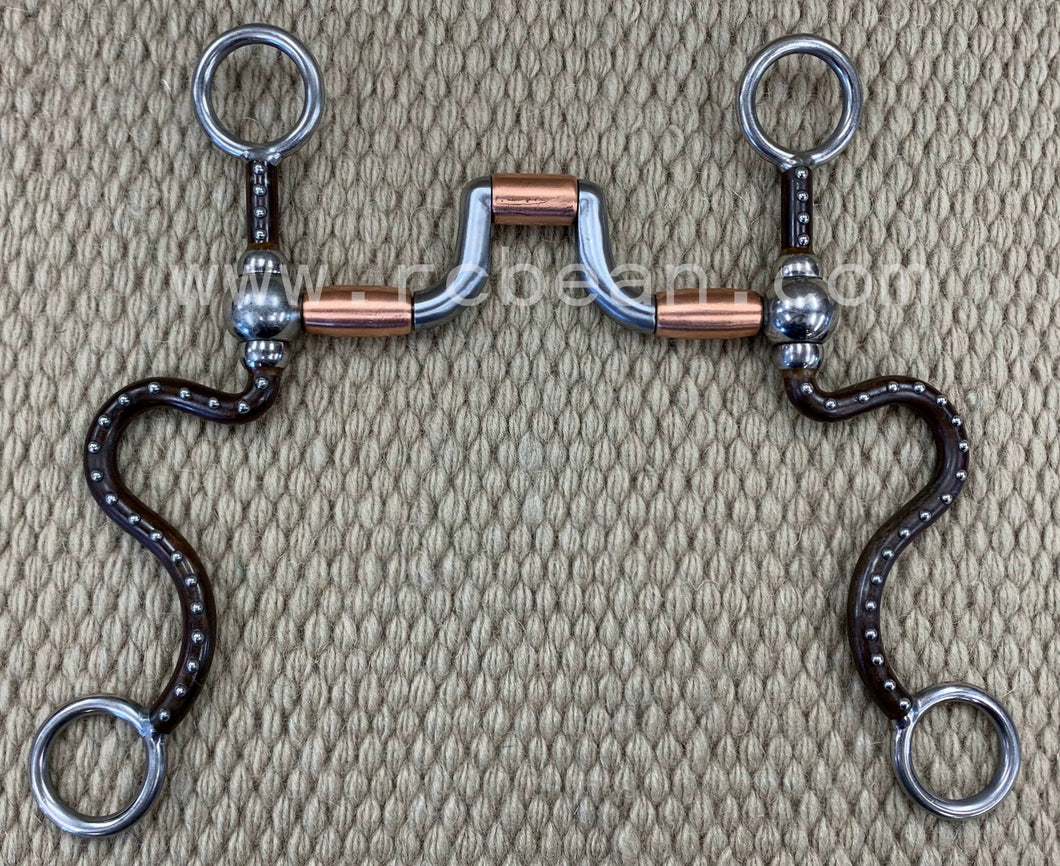 BIT - TB123 - Tom Balding Long S Crown Royal Brown w/ Dots