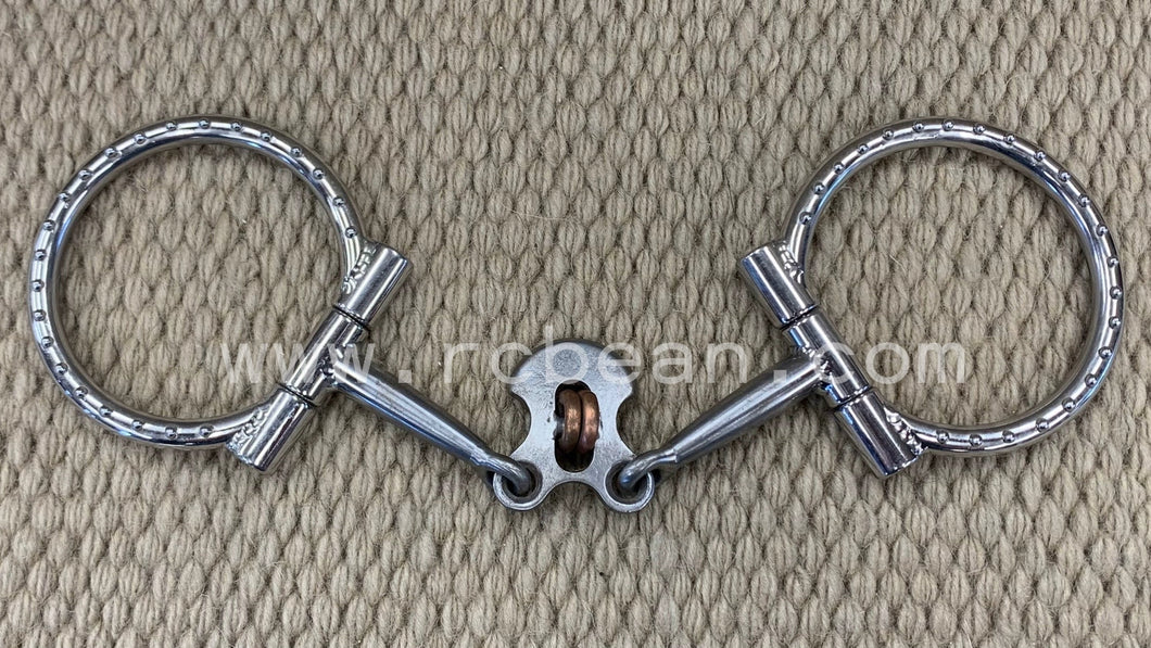 BIT - TB204 - Tom Balding D-Ring Double Cross Stainless w/ Dots