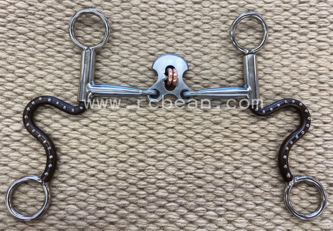 BIT - TB216 - Tom Balding Short S Double Cross Brown w/ Dots