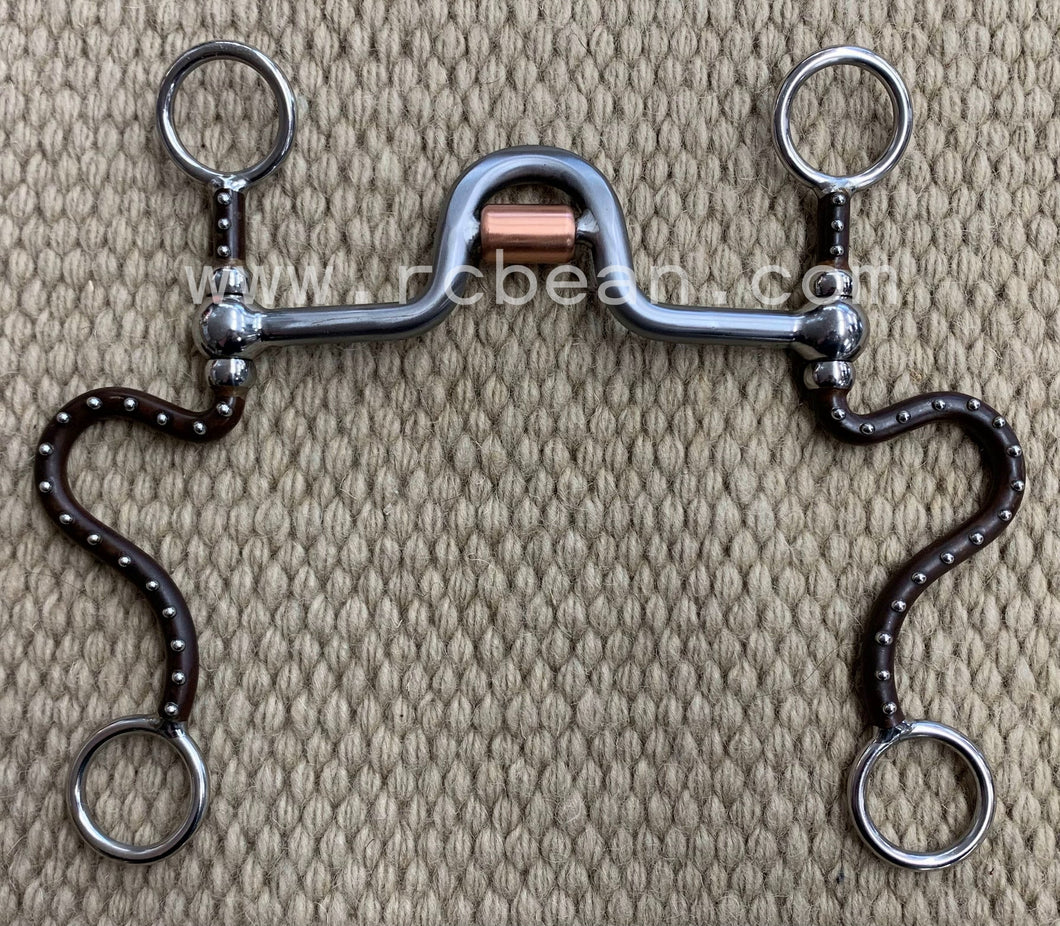 BIT - TB22 - Tom Balding Medium S Ballhinge Clearwater w/ Roller Brown with Dots