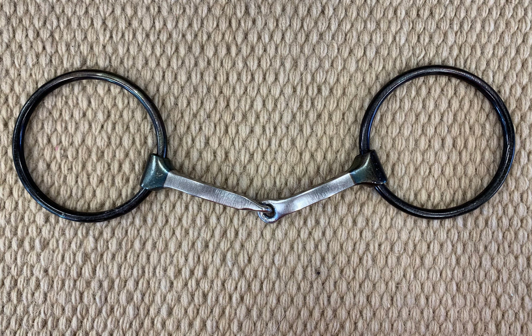 BIT - DT111 - Dutton Ring Snaffle 3/8” Untwisted Square