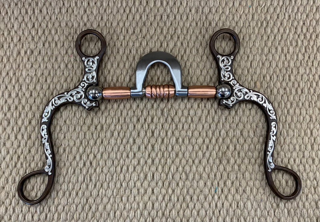 BIT - TB306 - Tom Balding Sheridan Half Breed Brown w/ Dots