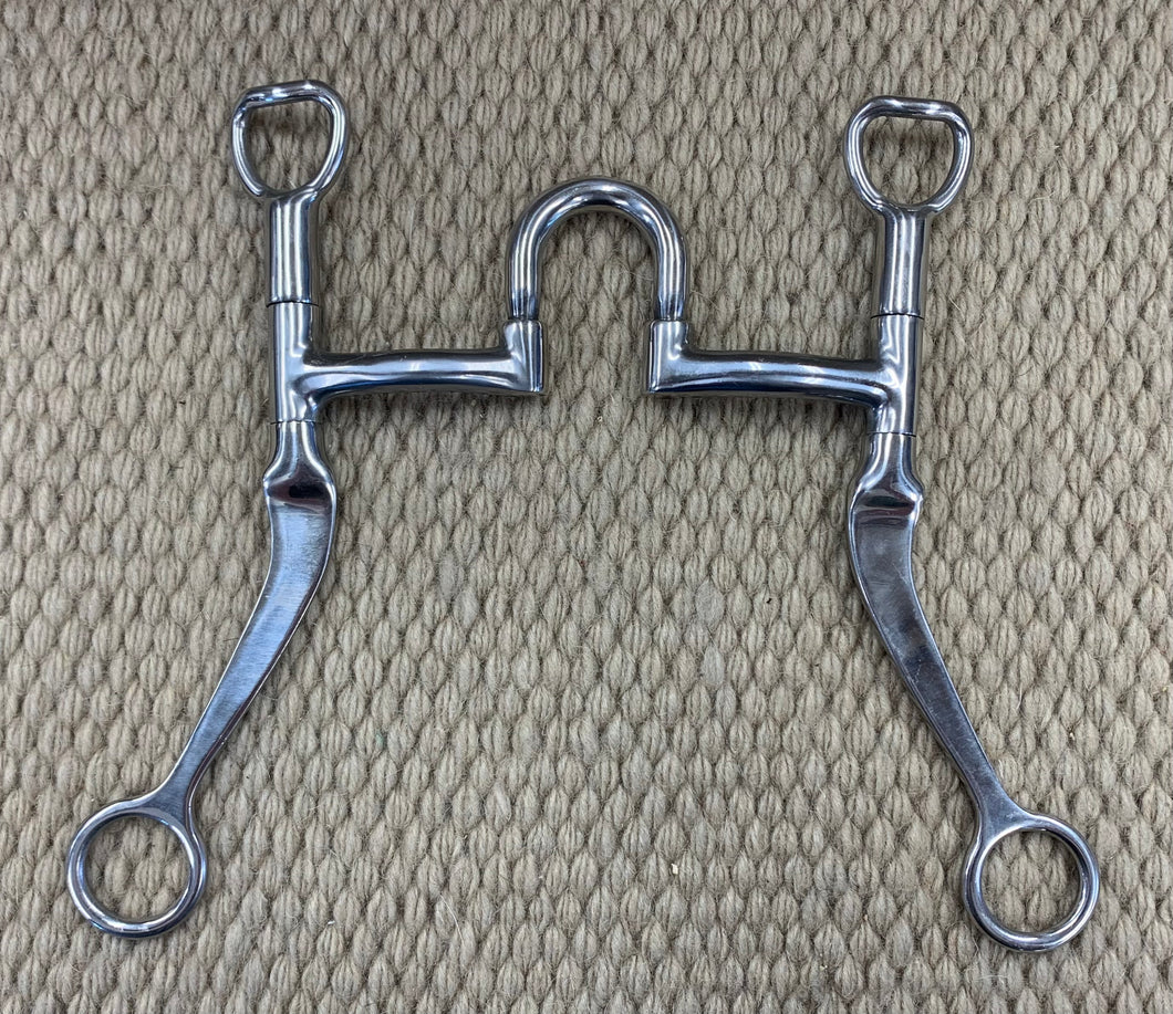 BIT - MB36 - Myler Flat Shank Sweet Iron Correctional Stainless