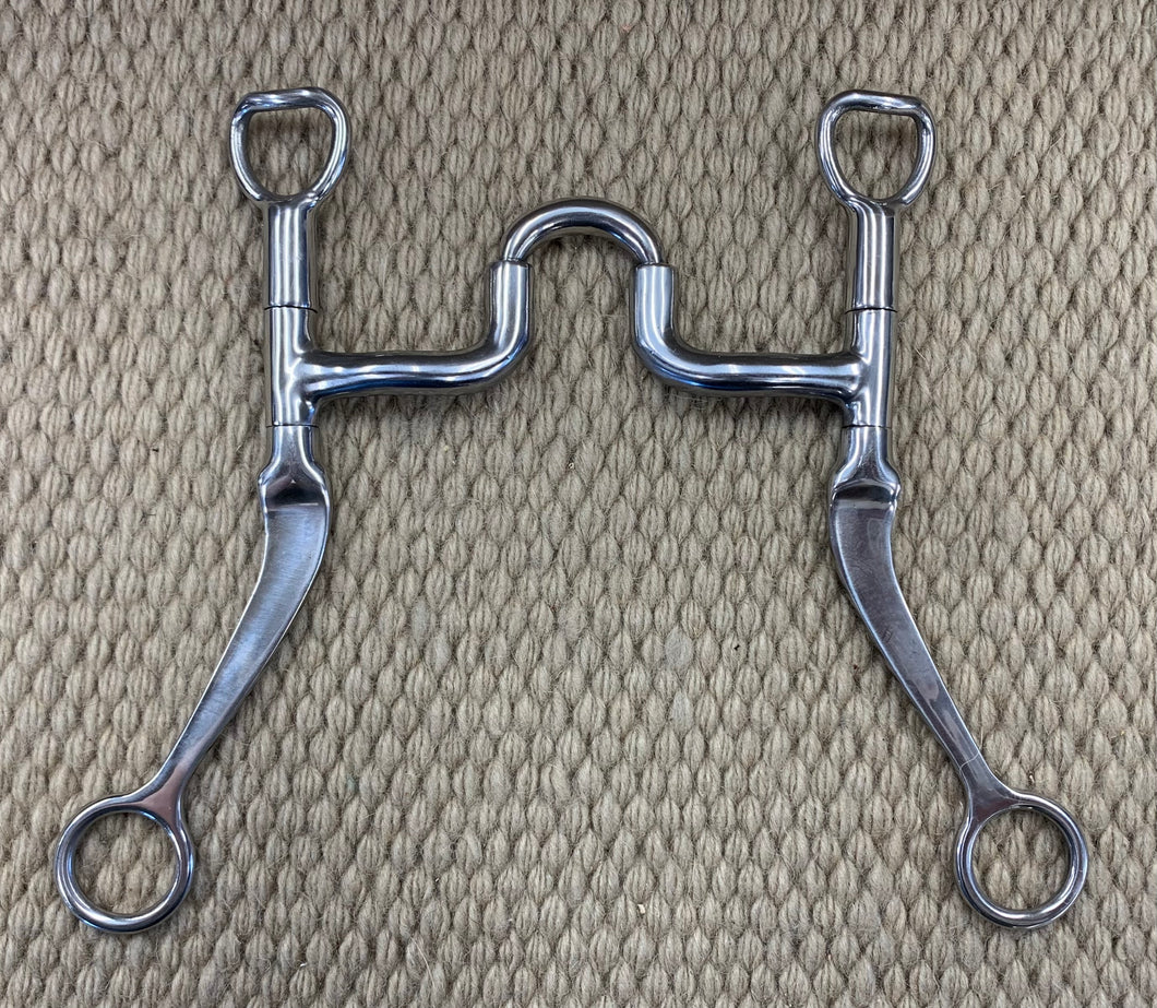 BIT - MB30 - Myler Flat Shank Sweet Iron Correctional Stainless