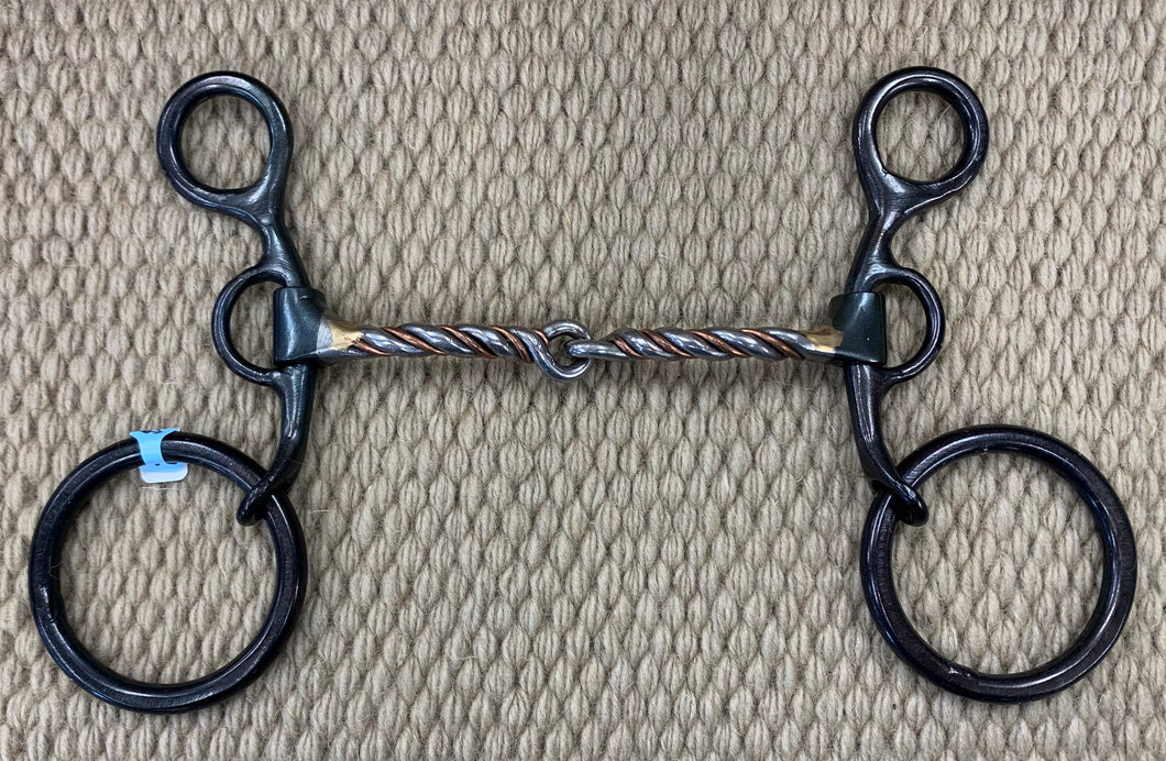 BIT - DT160 - Dutton Old Cowboy Twisted Copper Snaffle