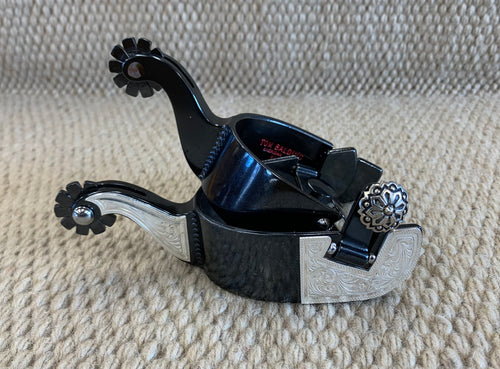 Spurs - SP25 - Tom Balding Ladies Black w/ Overlay Shank and Heelband