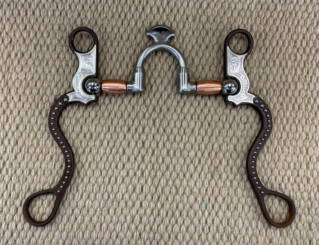 BIT - TB307 - Tom Balding Avila Correction Spade Brown Overlay w/ Dots