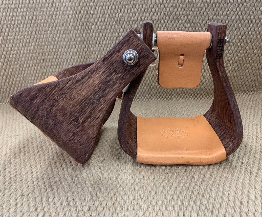 Stirrups - STP23 - Nettles 5” Chisholms Oversized Mahogany