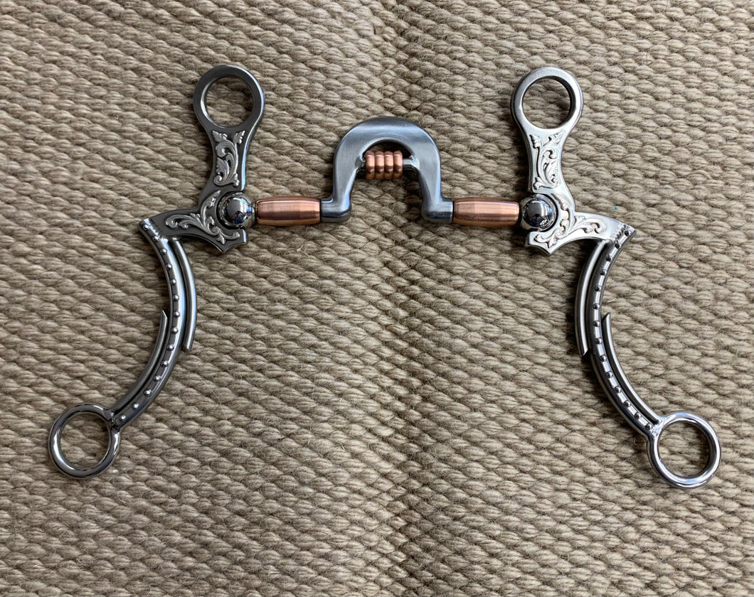 BIT - TB312 - Tom Balding Switchback Equalizer with Roller Stainless Floral w/ Dots