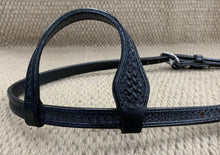 Headstall - HS55 - Basket Black Single Ear