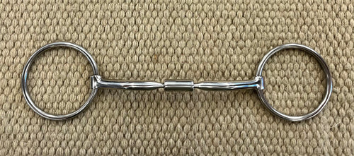 BIT - MB85 - Myler Loose Ring Comfort Snaffle Wide Barrel 6