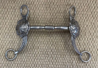 BIT - JW16 - Jeremiah Watt Short Shank Billy Allen w/ Concho