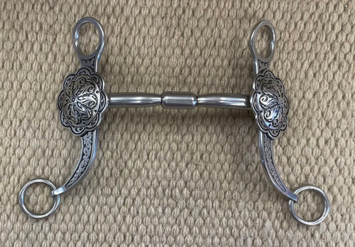 BIT - JW16 - Jeremiah Watt Short Shank Billy Allen w/ Concho