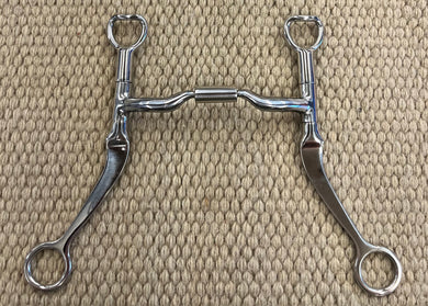BIT - MB98 - Myler Flat Shank Low Port Comfort Snaffle 4 3/4”
