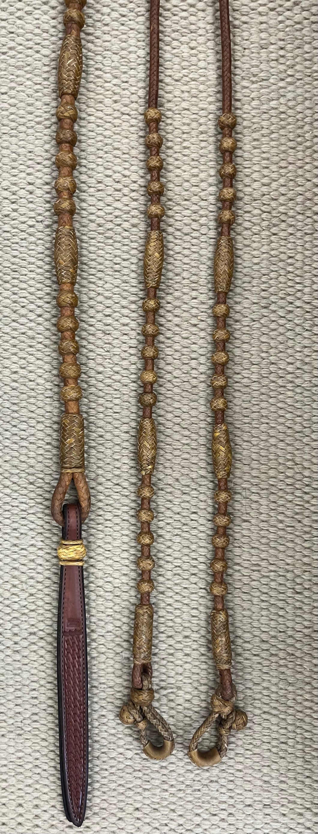 Romal Reins - RR92 - 8 Plait Natural 104