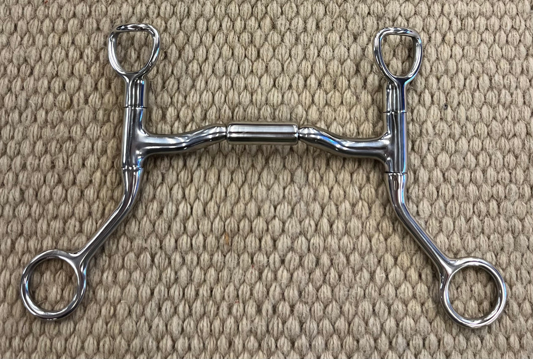 BIT - MB93 - Myler HBT Shank Forward Tilt Ported Barrel 4 3/4”