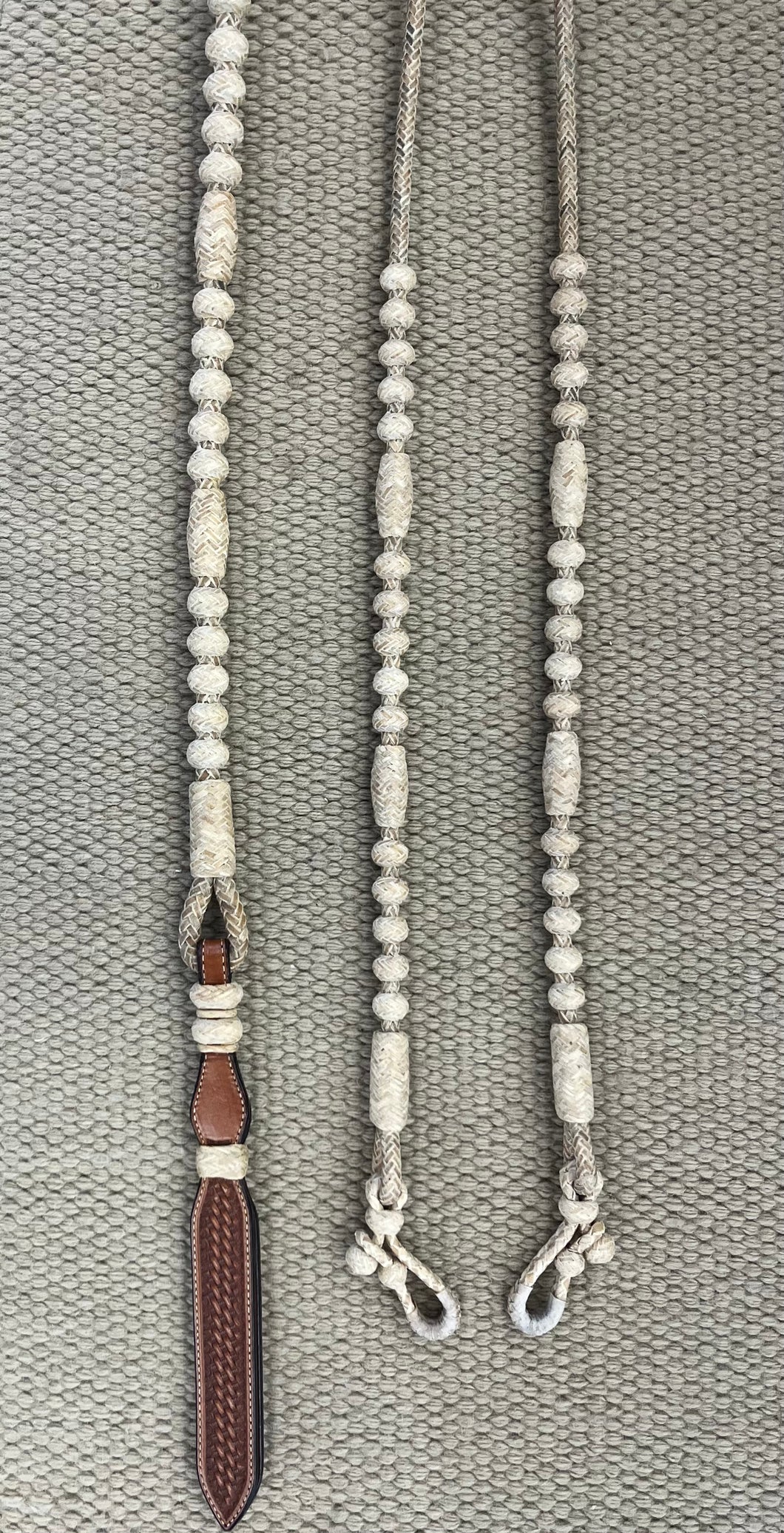 Romal Reins - RR13 - Sierra Way 12 Plait Oklahoma Style Natural 98