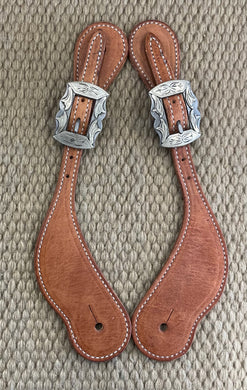 Spur Straps - SPS94 - Martin Cowboy Natural Harness w/ Prescott Buckle