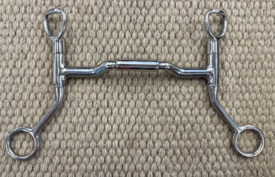 BIT - MB124 - Myler HBT Shank Forward Tilt Ported Barrel 5 1/2”