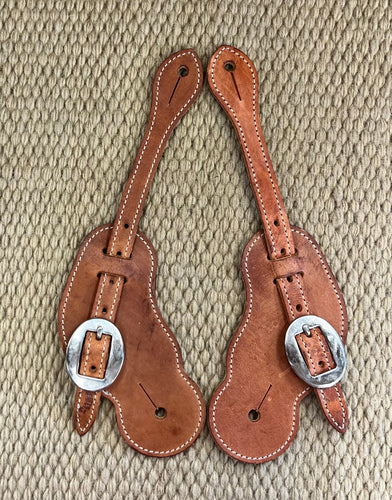 Spur Straps - SPS115 - Weaver Buckaroo Russet Harness Leather