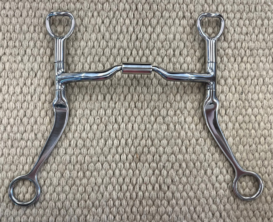 BIT - MB127 - Myler Flat Shank Low Port Comfort Snaffle 5 1/2”
