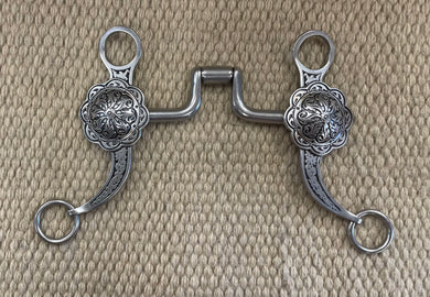 BIT - JW18 - Jeremiah Watt Short Shank Hinge Port w/ Concho