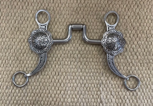 BIT - JW18 - Jeremiah Watt Short Shank Hinge Port w/ Concho