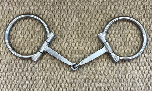 BIT - TB436 - Tom Balding D-Ring Flatbar Snaffle