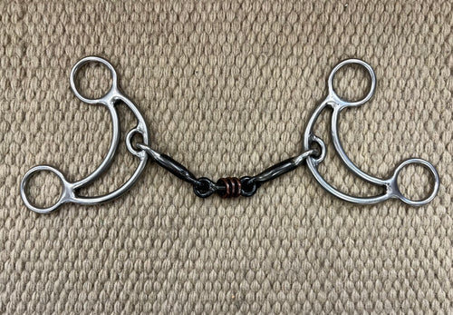 BIT - RM107 - Reinsman Stoney Crescent Moon Dogbone Gag