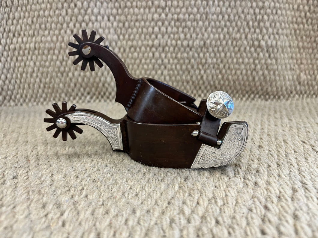 Spurs - SP153 - Tom Balding Ladies Brown w/ Engraved Shank