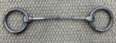 BIT - NH10 - Nolan Hansen Loose Ring Half Twisted Snaffle - 2 1/2