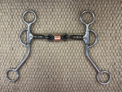 Bit RN45-Reinsman Snaffle with Copper Roller